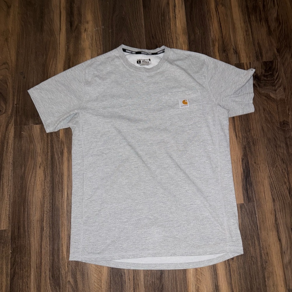 Carhartt Men's Light Gray Short Sleeve Tee Size Medium